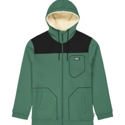 Polaire Homme|Veste De Ski<Picture Polaire Basement Plush Zip Hoodie Smoke Pine