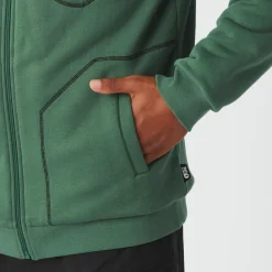 Polaire Homme|Veste De Ski<Picture Polaire Basement Plush Zip Hoodie Smoke Pine