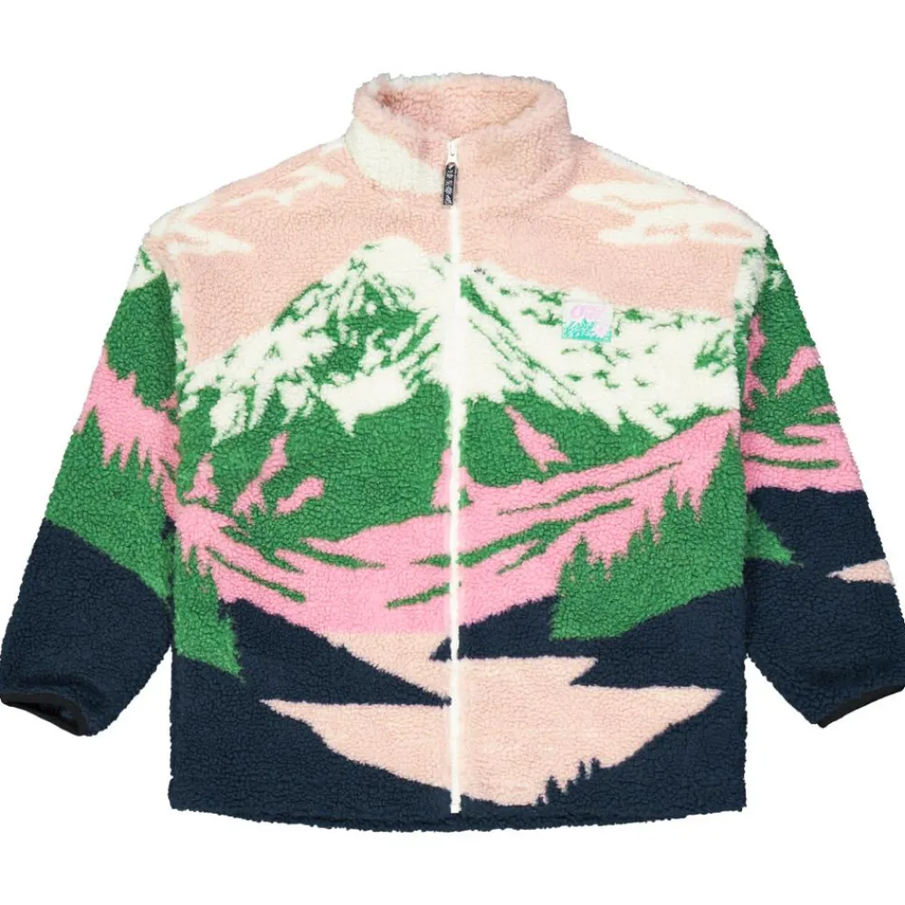 Hot Polaire Nyss Zip Fleece Cloudy Landscape Women Femme Polaire Femme|Veste De Ski