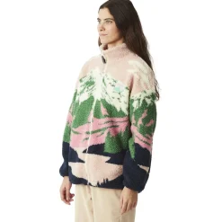 Hot Polaire Nyss Zip Fleece Cloudy Landscape Women Femme Polaire Femme|Veste De Ski