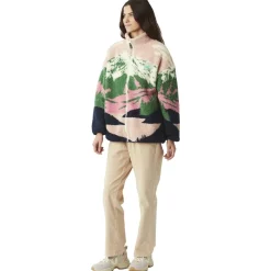 Hot Polaire Nyss Zip Fleece Cloudy Landscape Women Femme Polaire Femme|Veste De Ski