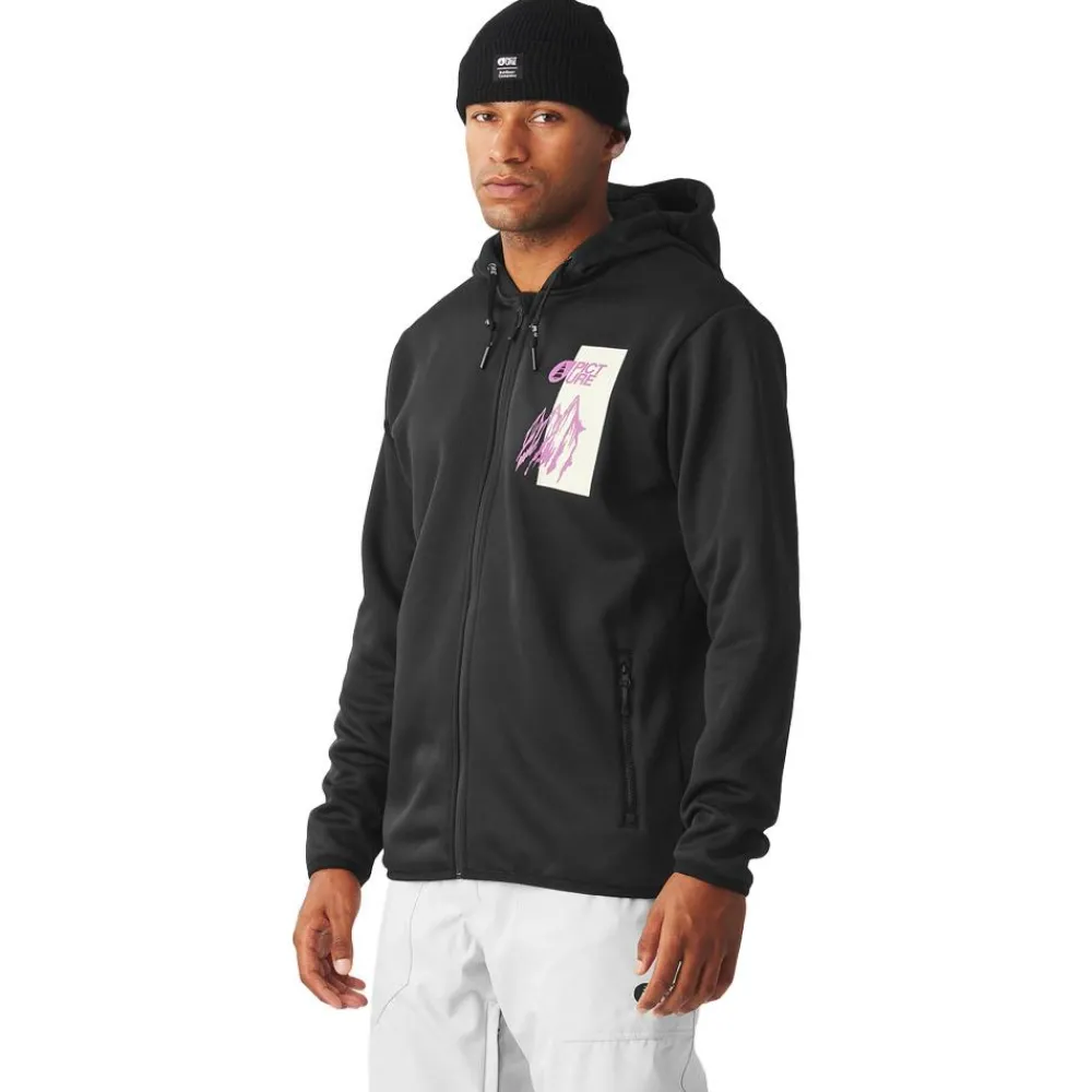 Sale Polaire Park Zip Tech Black Homme Veste De Ski|Polaire Homme