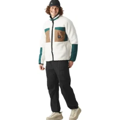 Veste De Ski|Polaire Homme<Picture Polaire Pmbton Zip Fleece Tofu Deep Water
