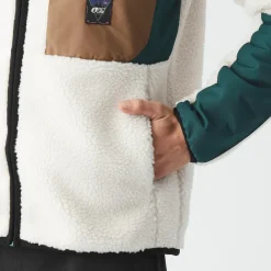 Veste De Ski|Polaire Homme<Picture Polaire Pmbton Zip Fleece Tofu Deep Water