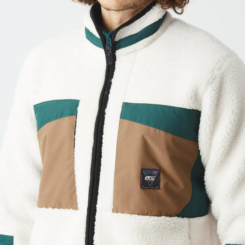 Veste De Ski|Polaire Homme<Picture Polaire Pmbton Zip Fleece Tofu Deep Water