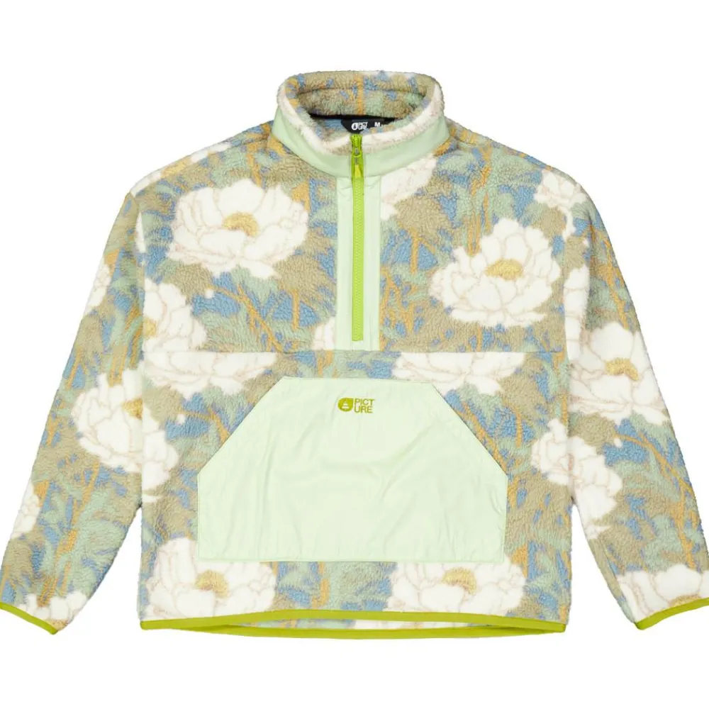 Polaire Femme|Veste De Ski<Picture Polaire Zelkova 1/4 Print Timeless Flower Print