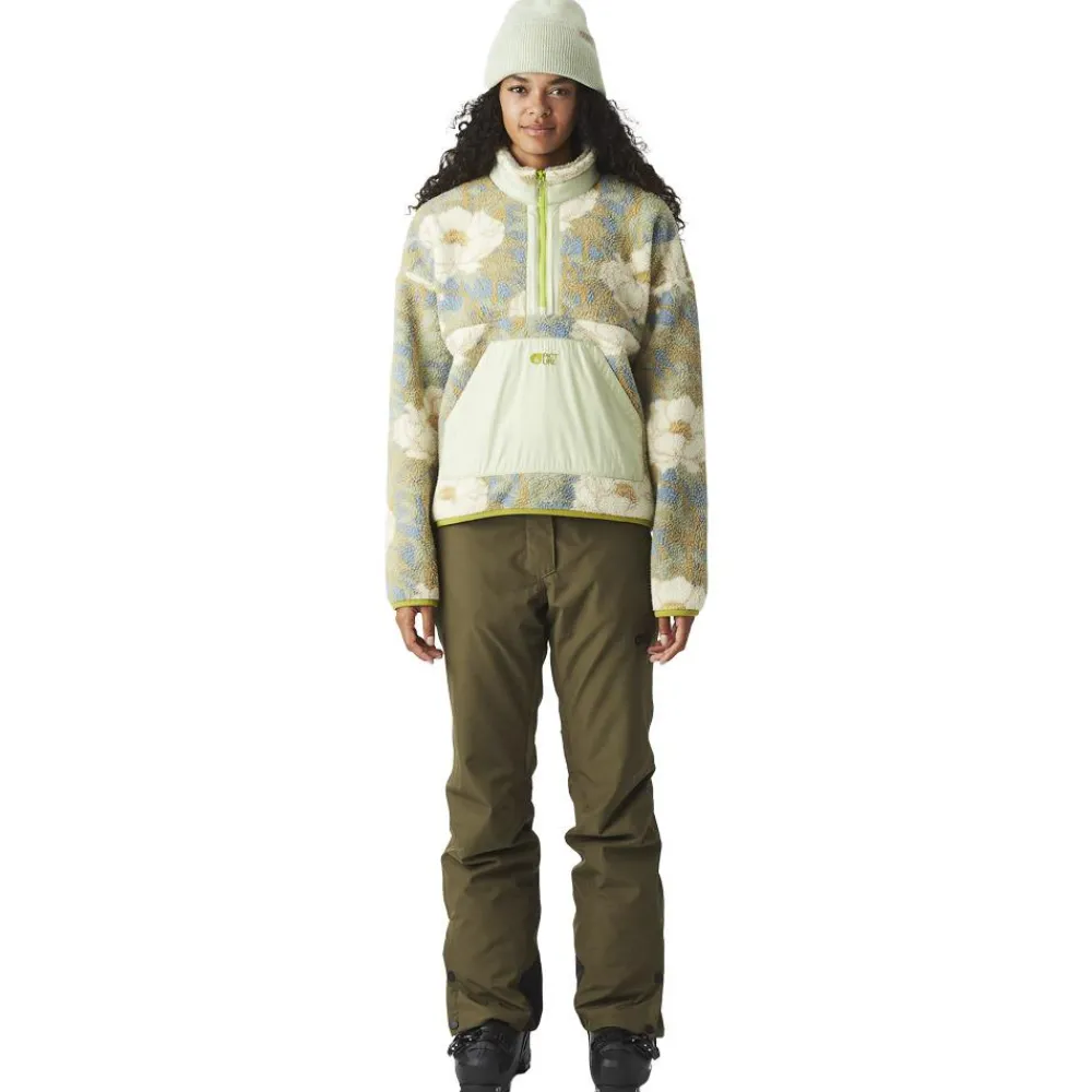 Polaire Femme|Veste De Ski<Picture Polaire Zelkova 1/4 Print Timeless Flower Print