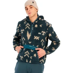Polaire Homme|Veste De Ski<Protest Polaire Prtfoulden Outdoor Hoody Yale Blue