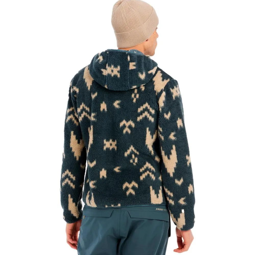 Polaire Homme|Veste De Ski<Protest Polaire Prtfoulden Outdoor Hoody Yale Blue
