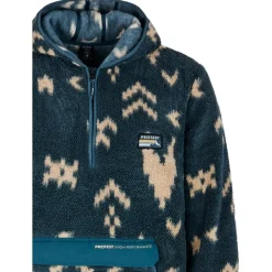 Polaire Homme|Veste De Ski<Protest Polaire Prtfoulden Outdoor Hoody Yale Blue