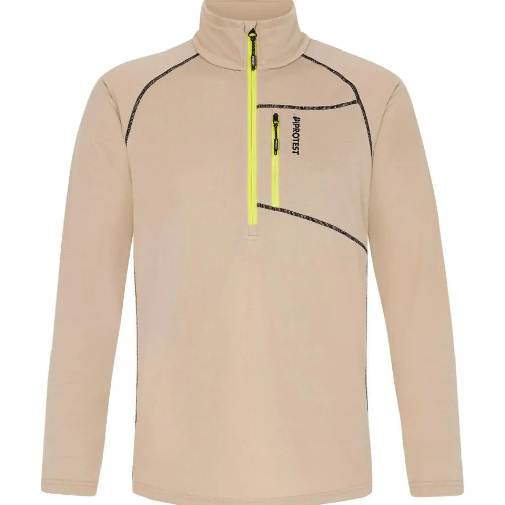 Polaire Homme|Veste De Ski<Protest Polaire Prtkody 1/4 Zip Active Top BambooBeige