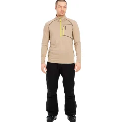Polaire Homme|Veste De Ski<Protest Polaire Prtkody 1/4 Zip Active Top BambooBeige