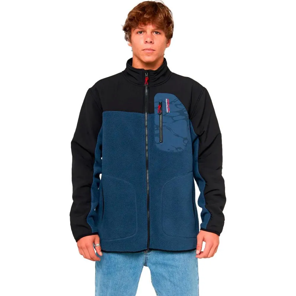 Best Polaire Anti Series Search Zip Crew Light Navy Homme Polaire Homme|Veste De Ski