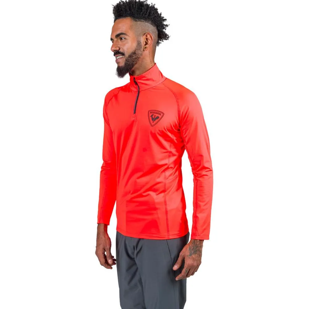 Polaire Homme|Veste De Ski<Rossignol Polaire New Hero Classique Half Zip Neon Red