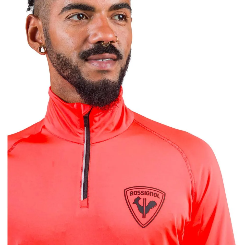 Polaire Homme|Veste De Ski<Rossignol Polaire New Hero Classique Half Zip Neon Red