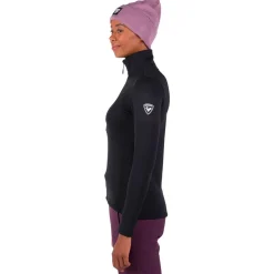 Hot Polaire W Blackside Fleece Half Zip Black Femme Polaire Femme|Veste De Ski