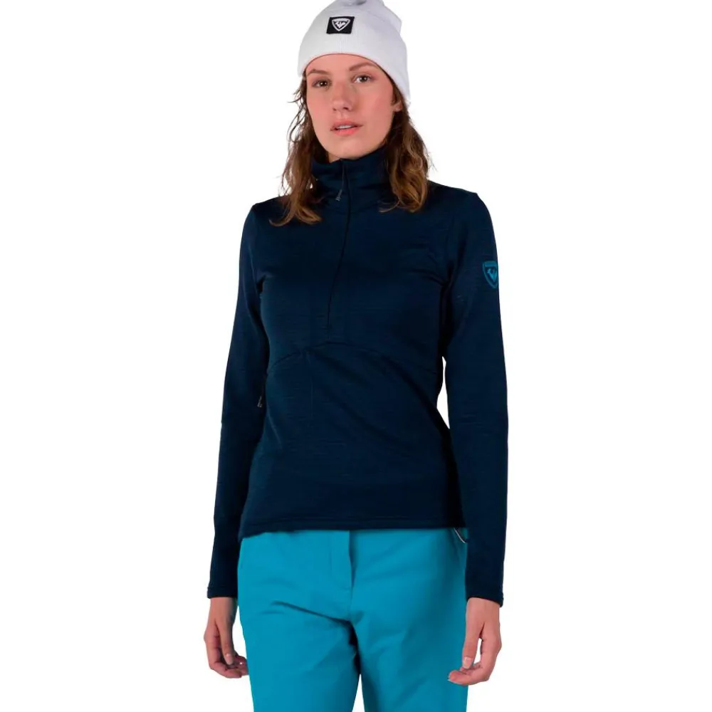 Polaire Femme|Veste De Ski<Rossignol Polaire W Blackside Fleece Half Zip Dark Navy