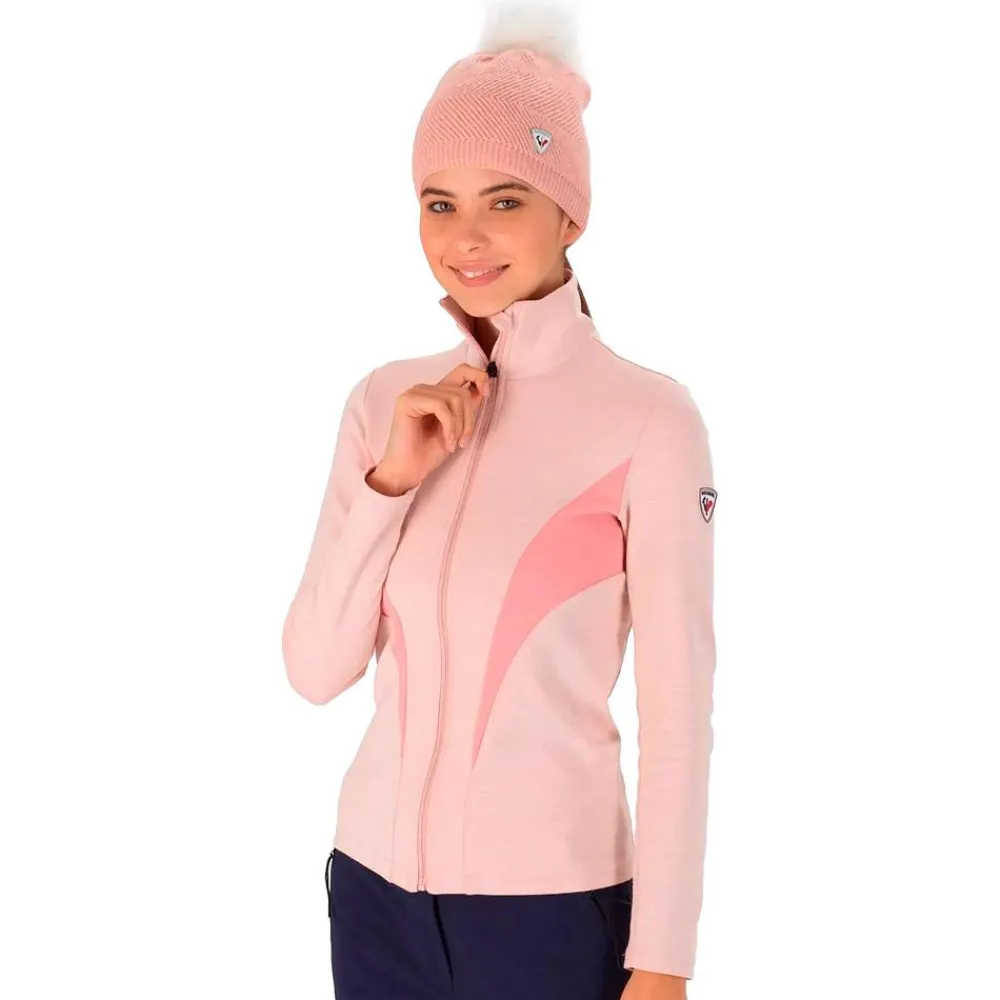 Polaire Femme|Veste De Ski<Rossignol Polaire W React Merino Fz Powder Pink