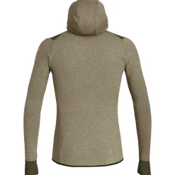 Online Polaire Puez 2 Dry M Hooded Full Zip Top Dark Olive Melange Homme Polaire Homme|Veste De Ski