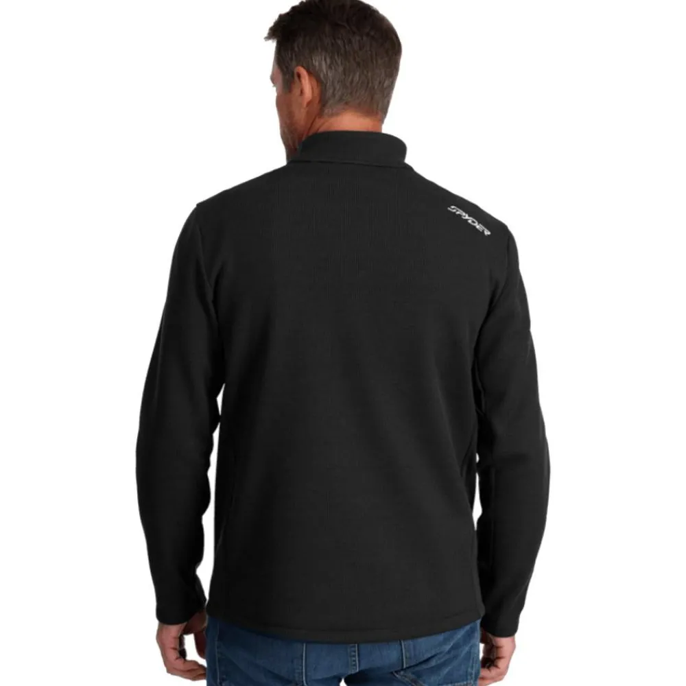 Polaire Homme<Spyder Polaire Bandit Half Zip Black