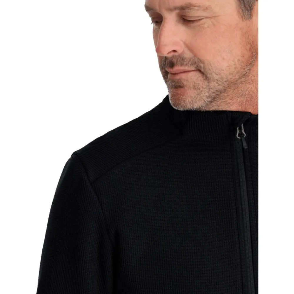 Polaire Homme<Spyder Polaire Bandit Half Zip Black