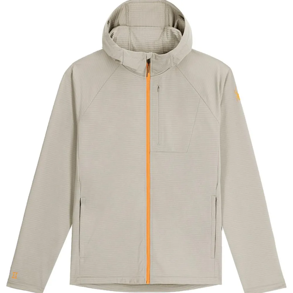 Hot Polaire Gridweb Fleece Hoodie Concrete Homme Polaire Homme|Veste De Ski