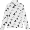 Discount Polaire Vivid 1/2 Zip White Femme Polaire Femme|Veste De Ski