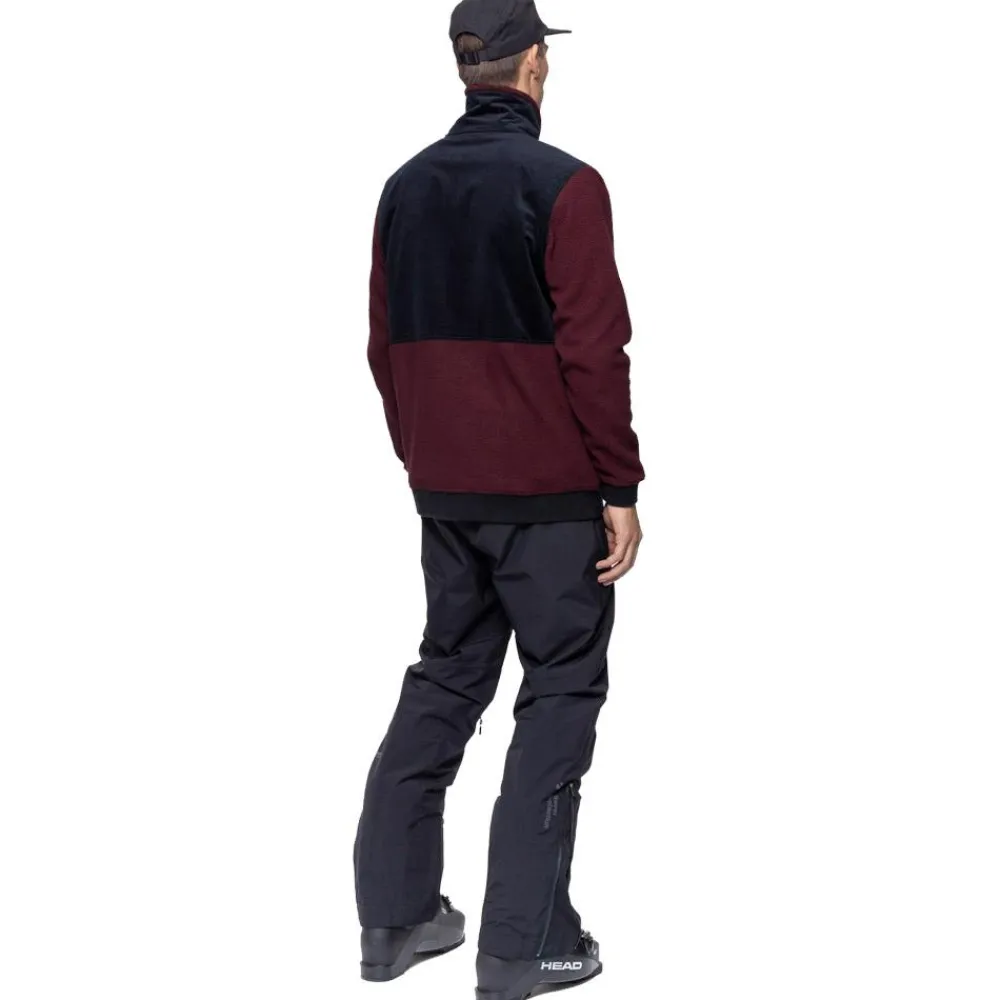 Sale Polaire Pile Fleece Jacket Red Wine Femme Polaire Femme|Polaire Homme
