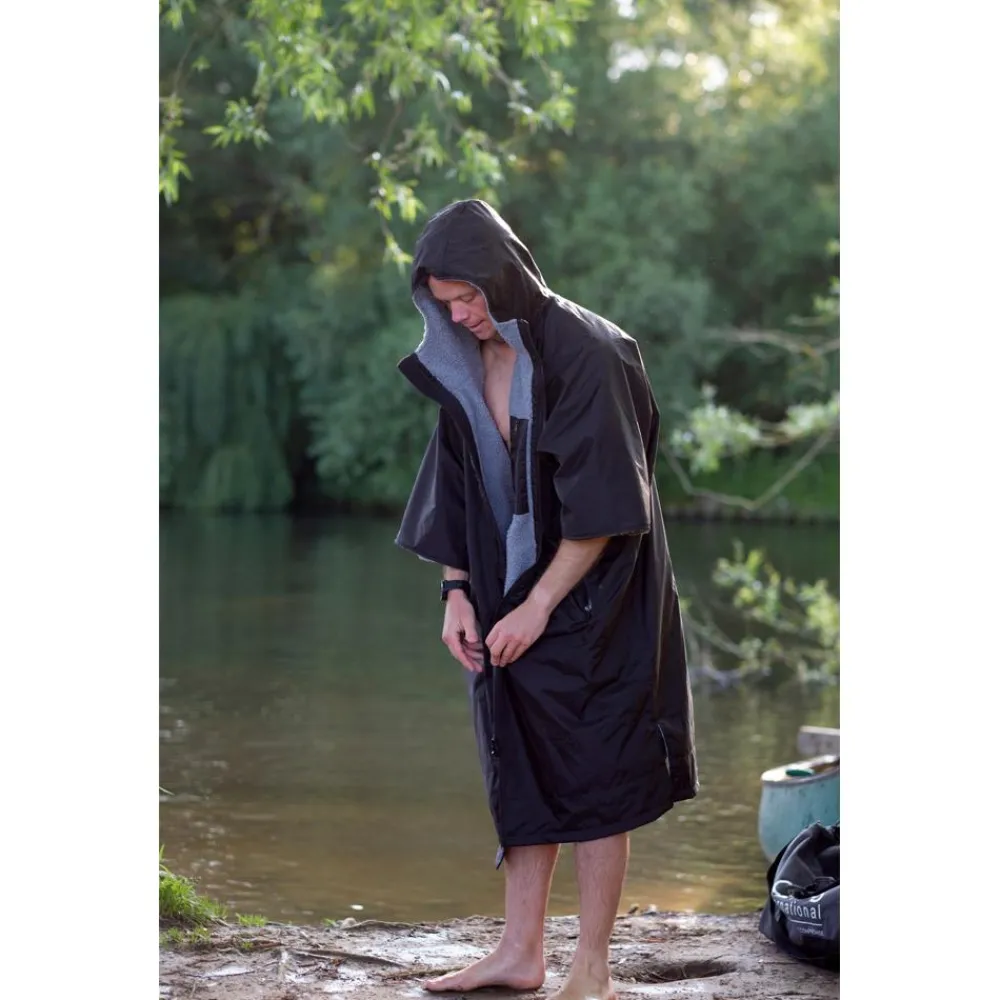 Poncho De Pluie|Veste Randonnée<Lifeventure Poncho de pluie Therma Robe Short Sleeved Black
