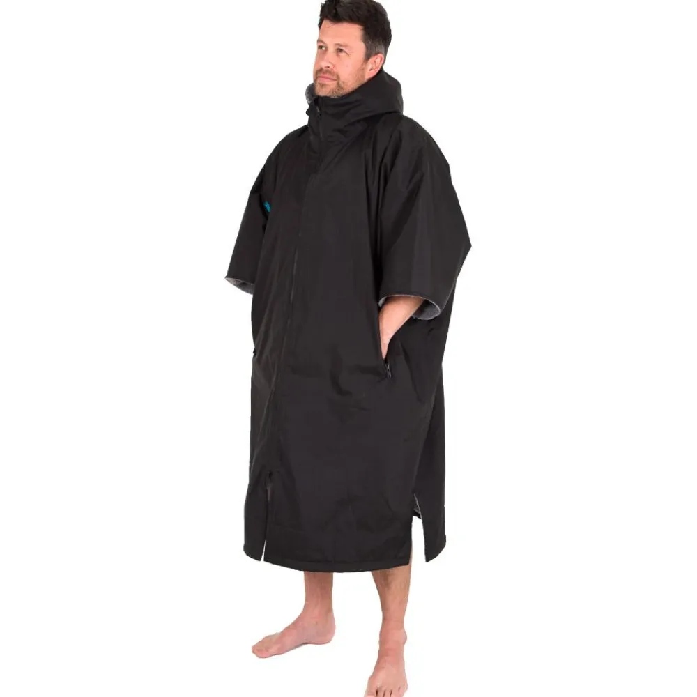 Poncho De Pluie|Veste Randonnée<Lifeventure Poncho de pluie Therma Robe Short Sleeved Black