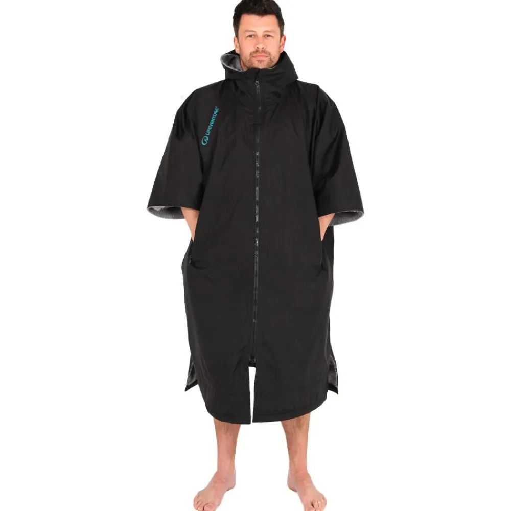 Poncho De Pluie|Veste Randonnée<Lifeventure Poncho de pluie Therma Robe Short Sleeved Black