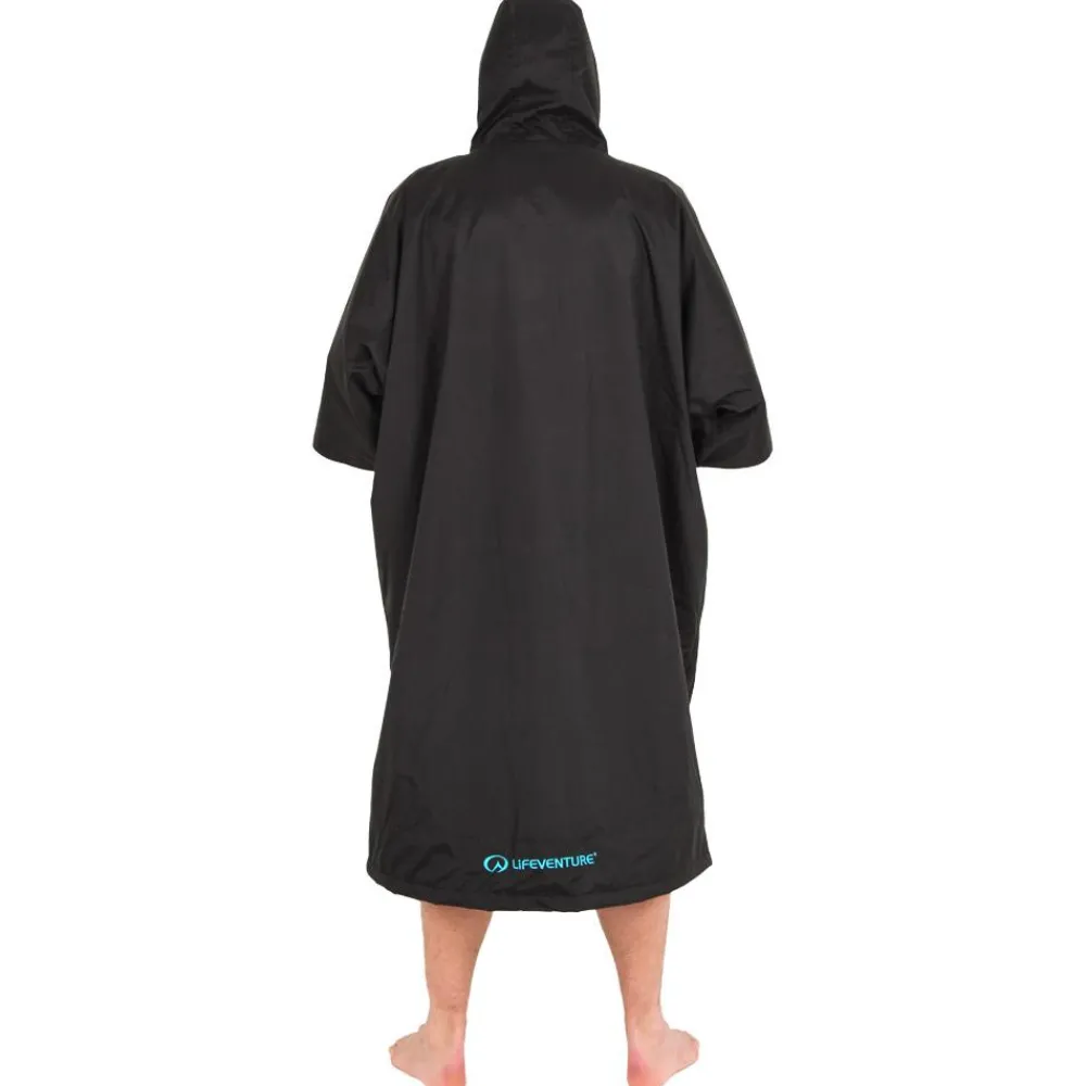 Poncho De Pluie|Veste Randonnée<Lifeventure Poncho de pluie Therma Robe Short Sleeved Black