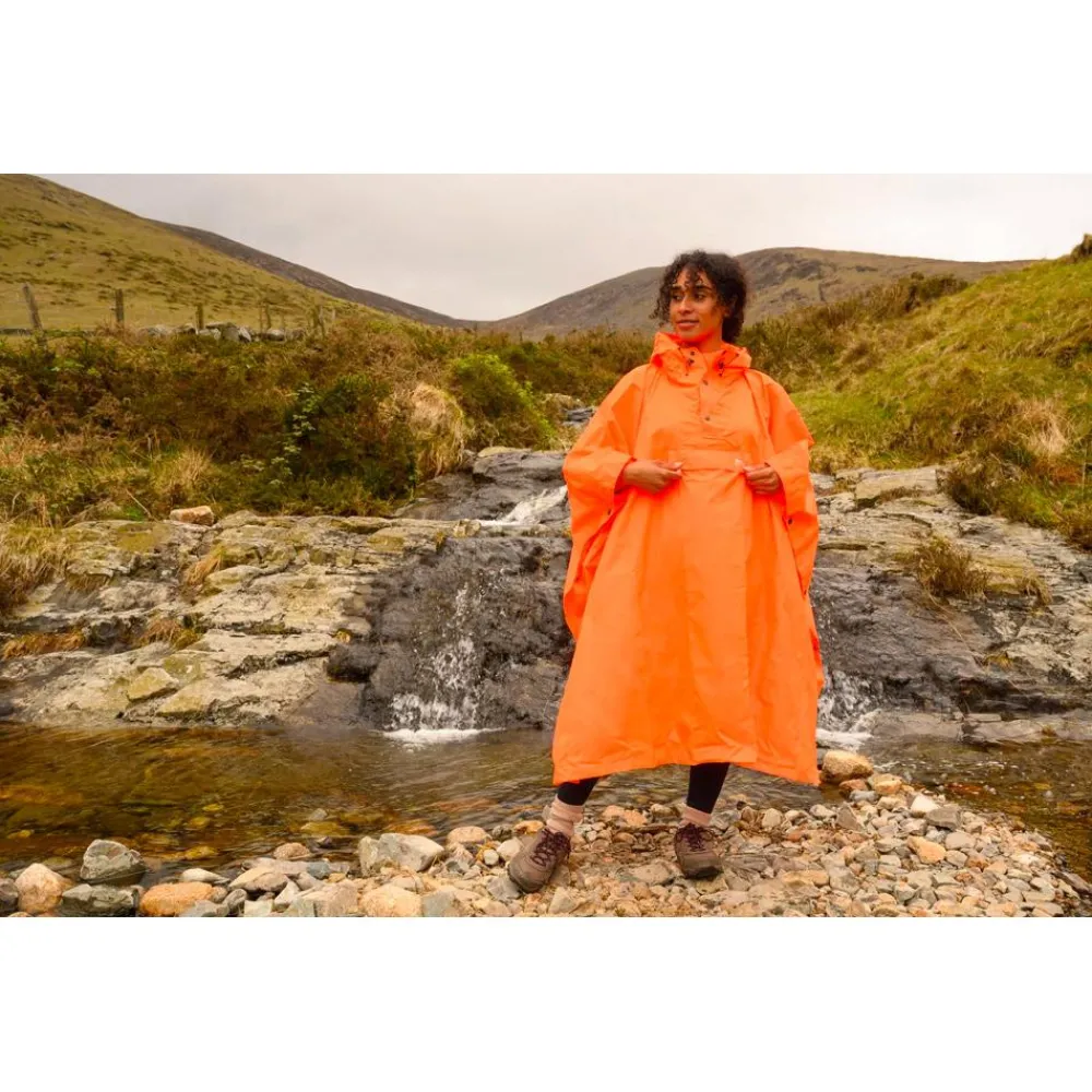Poncho De Pluie|Veste Randonnée<MAC IN A SAC Poncho de pluie Mias Poncho Neon Orange