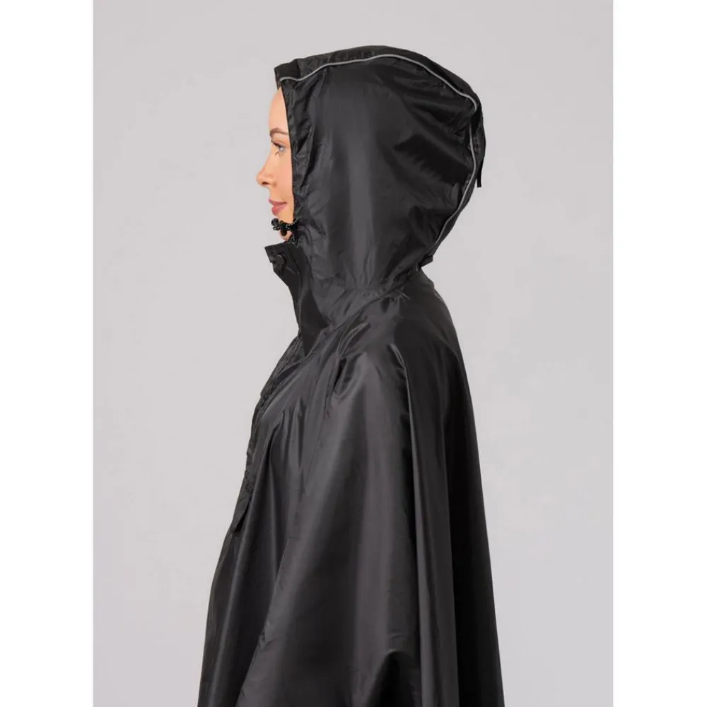 Online Poncho de pluie Mias Poncho Black Poncho De Pluie|Veste Randonnée