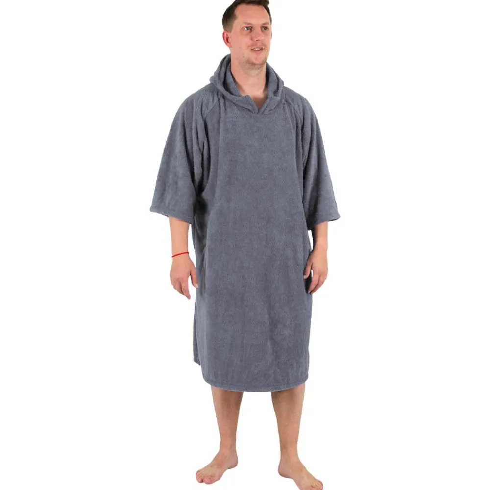 Clearance Poncho Changing Robes Warm Grey Sweat - Pull - Poncho