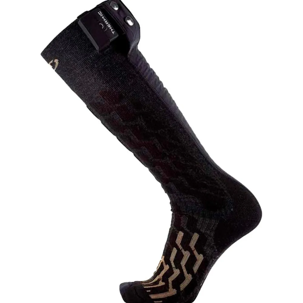 Powersock Heat Fusion Black Gold + Chauffage Pied|Chaussettes Ski