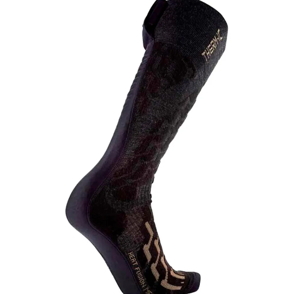 Powersock Heat Fusion Black Gold + Chauffage Pied|Chaussettes Ski