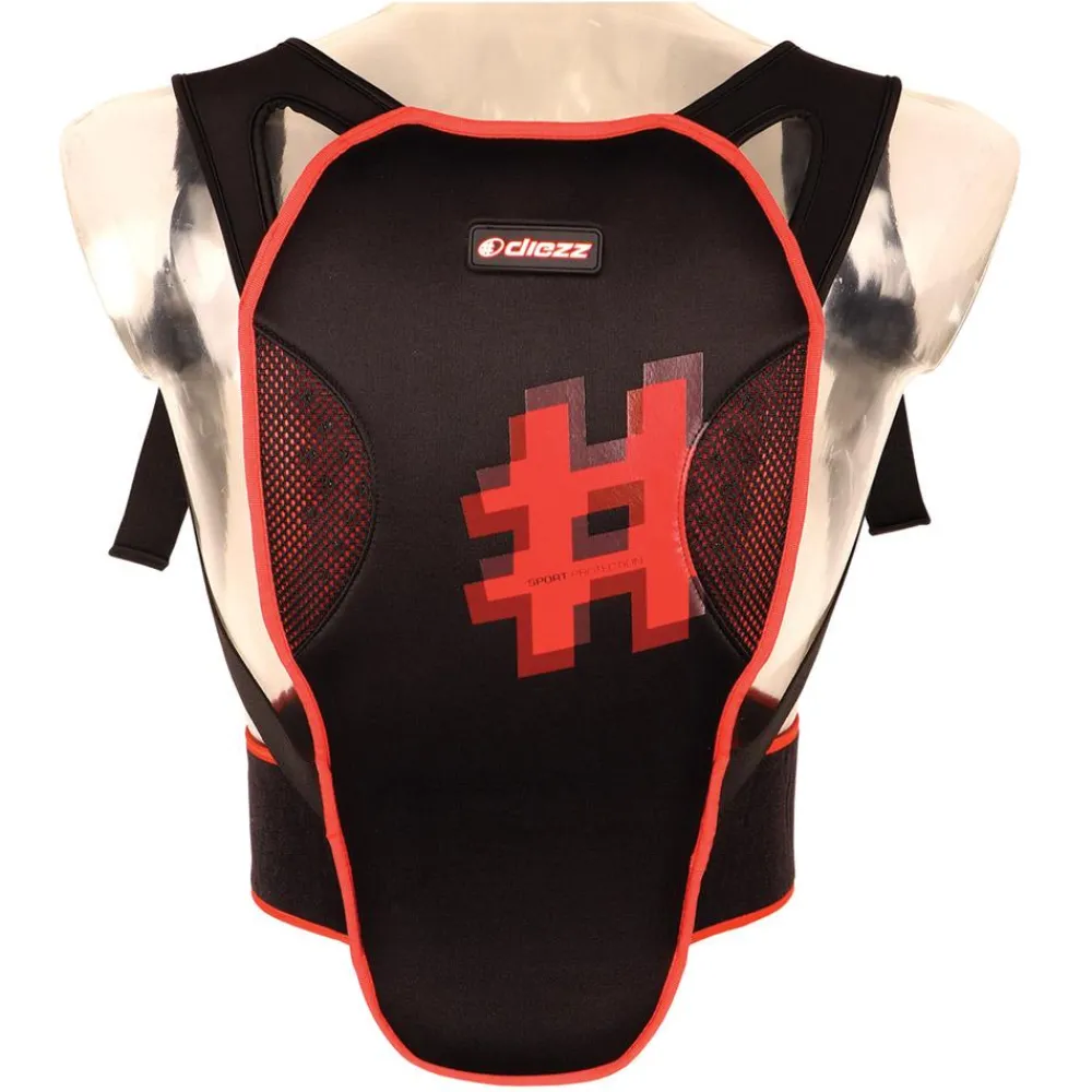 Clearance Protection dorsale Soft 2AC Adult Black Red Dorsale