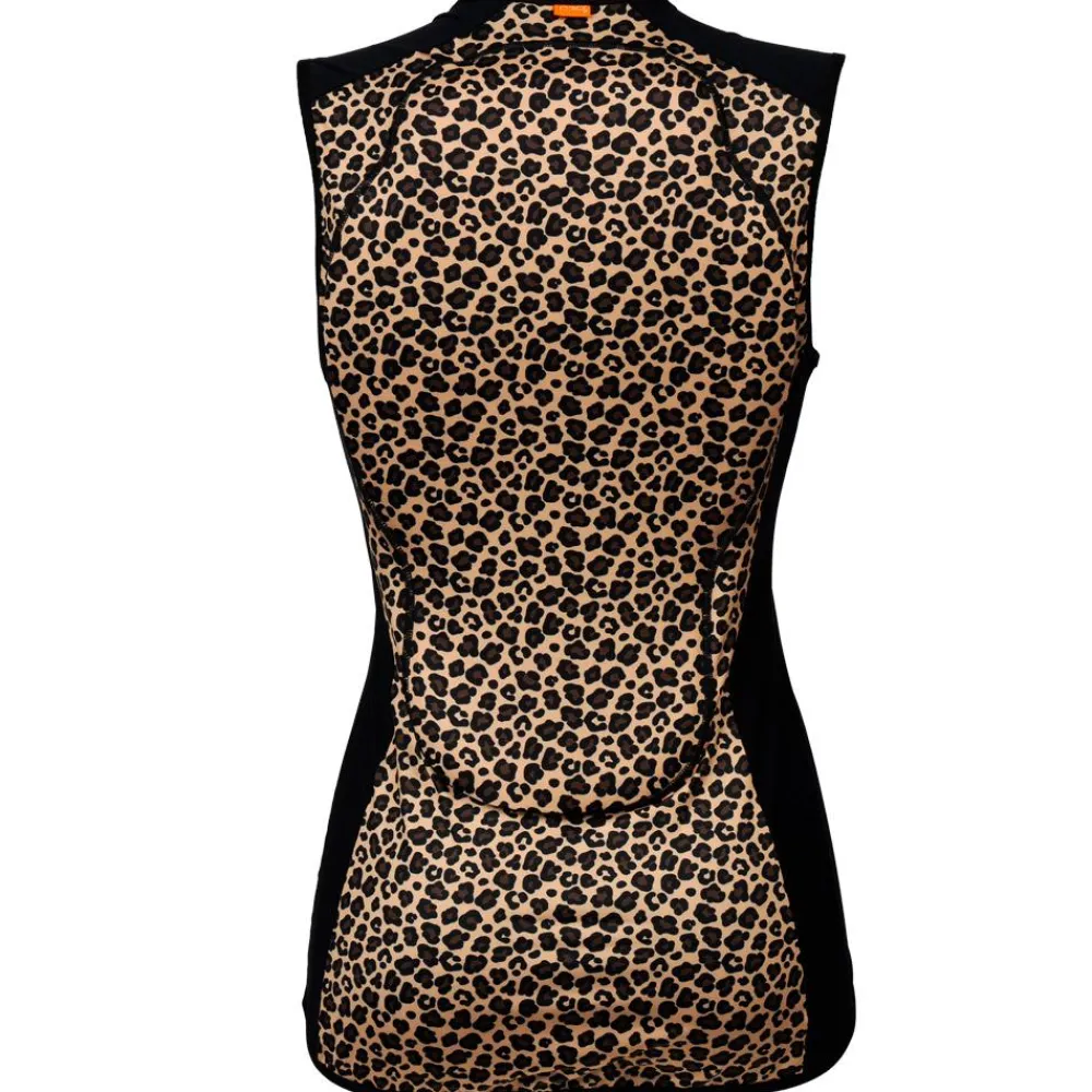 Dorsale<L'Armure Française Protection dorsale Ilem Women Leopard Yellow