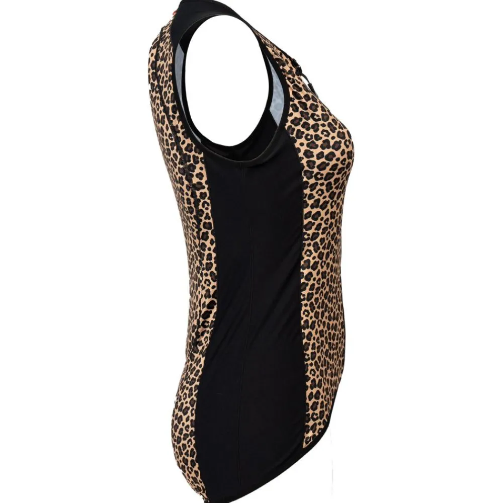 Dorsale<L'Armure Française Protection dorsale Ilem Women Leopard Yellow
