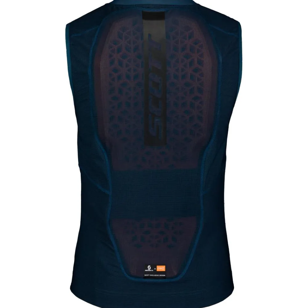 Dorsale<Scott Protection dorsale Airflex Men's Light Vest Protector Metal Blue