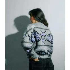 Discount Pull Pohono Jumpers Gris Chine Sweat - Pull - Poncho