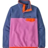 New Pull Women’s Lightweight Synchilla Snap-T Brisk Purple Femme Polaire Femme|Sweat - Pull - Poncho