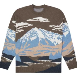 Pull Gibow Knit Sweater Cloudy Landscape Men Sweat - Pull - Poncho