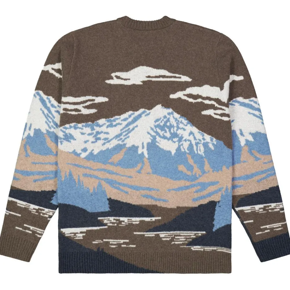 Pull Gibow Knit Sweater Cloudy Landscape Men Sweat - Pull - Poncho