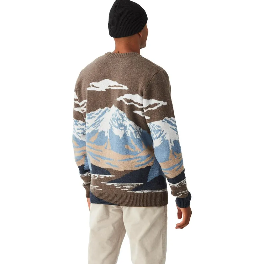 Pull Gibow Knit Sweater Cloudy Landscape Men Sweat - Pull - Poncho