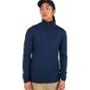 Hot Pull Stripe Hz Knit New Dark Navy Sweat - Pull - Poncho
