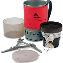 Réchaud<MSR Réchaud WindBurner 1.0L Personal Stove System Red