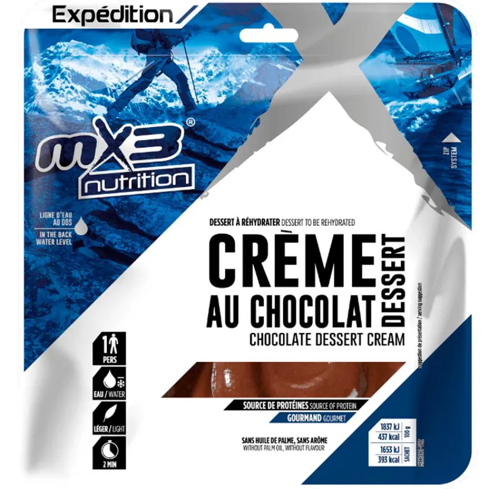 Repas Lyophilisés<MX3 Repas Lyophilisé Crème Chocolat 90 g