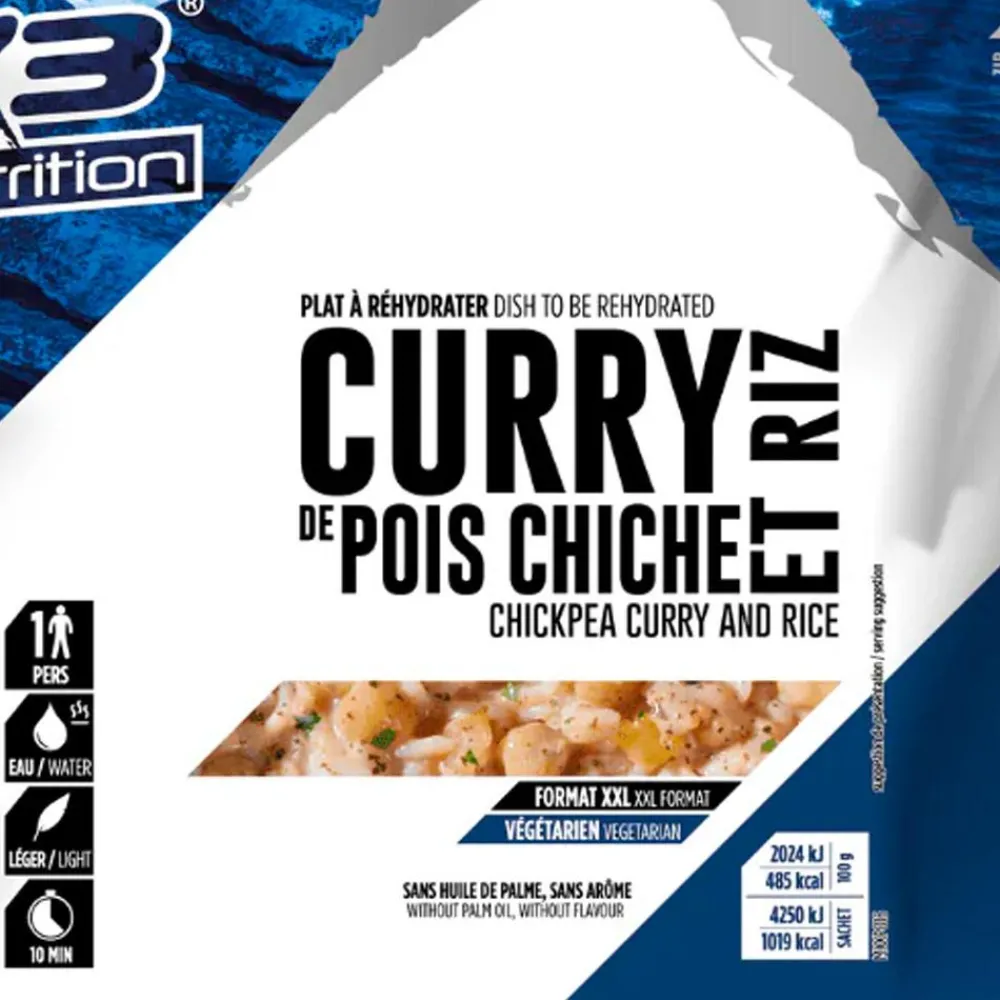Repas Lyophilisés<MX3 Repas Lyophilisé Curry De Pois Chiche & Riz 210 g.